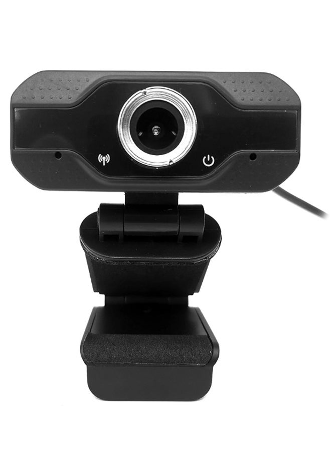 High Definition Auto Focus Webcam With Microphone Black/Silver - Image 1