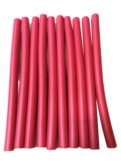 Generic 10 Piece Hair Flexible Roller Pink 25cm  - Image 1