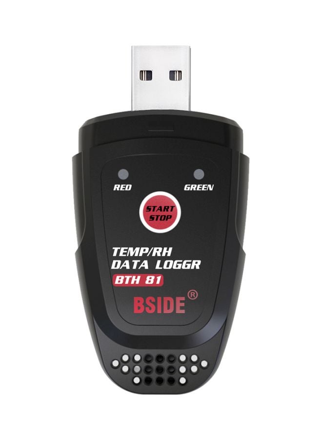 BSIDE Mini USB Hygrometer Black 11.60x4.40x8.80cm  - Image 3