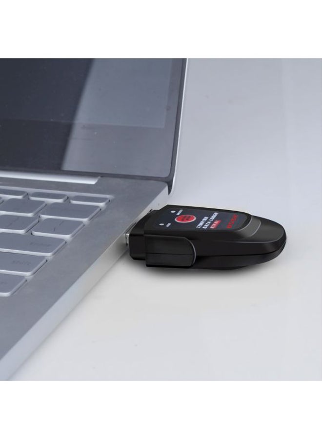 BSIDE Mini USB Hygrometer Black 11.60x4.40x8.80cm  - Image 5