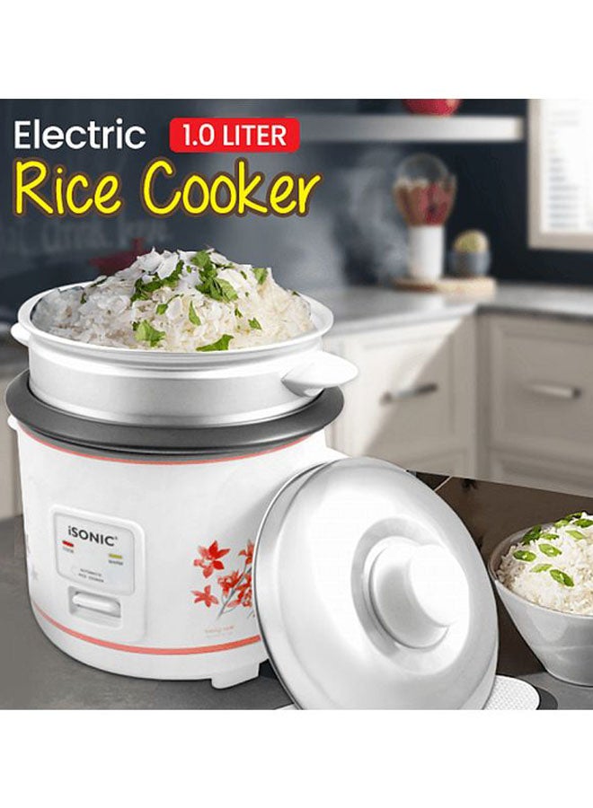 iSONIC - 3-In-1 Automatic Rice Cooker 1L 1.0 L 400.0 W IRC 757 White/Silver/Black - Image 1