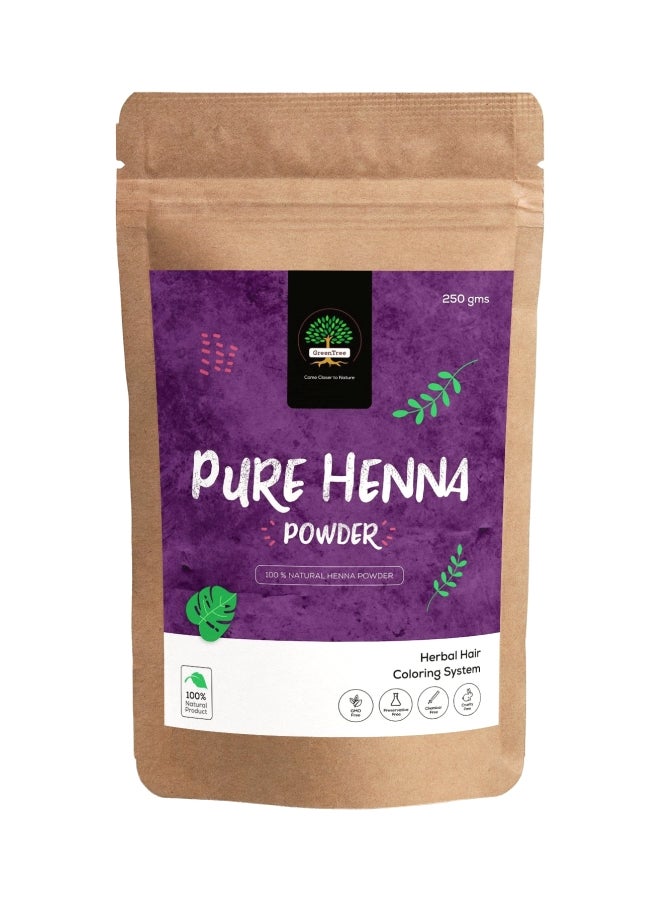 مسحوق صبغة الشعر بالحناء النقية حناء 250جرام