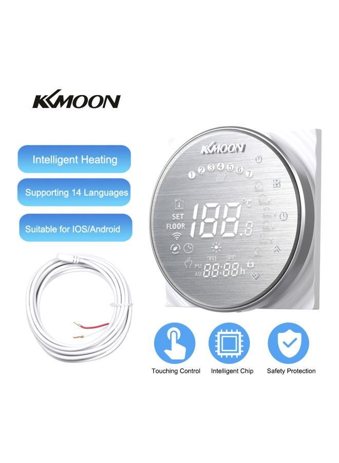 KKmoon Digital Water Heating Thermostat 1.5W 1.5 W E8443BA-1-A Silver - Image 2
