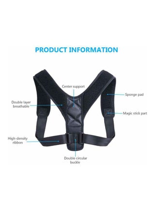 Adjustable Posture Corrector Back Support Brace Belt - view 3