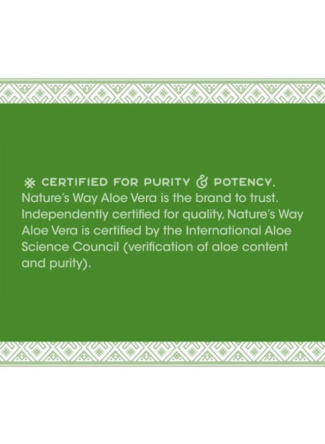 Nature's Way Pack Of 2 Aloe Vera Leaf Juice - Image 4