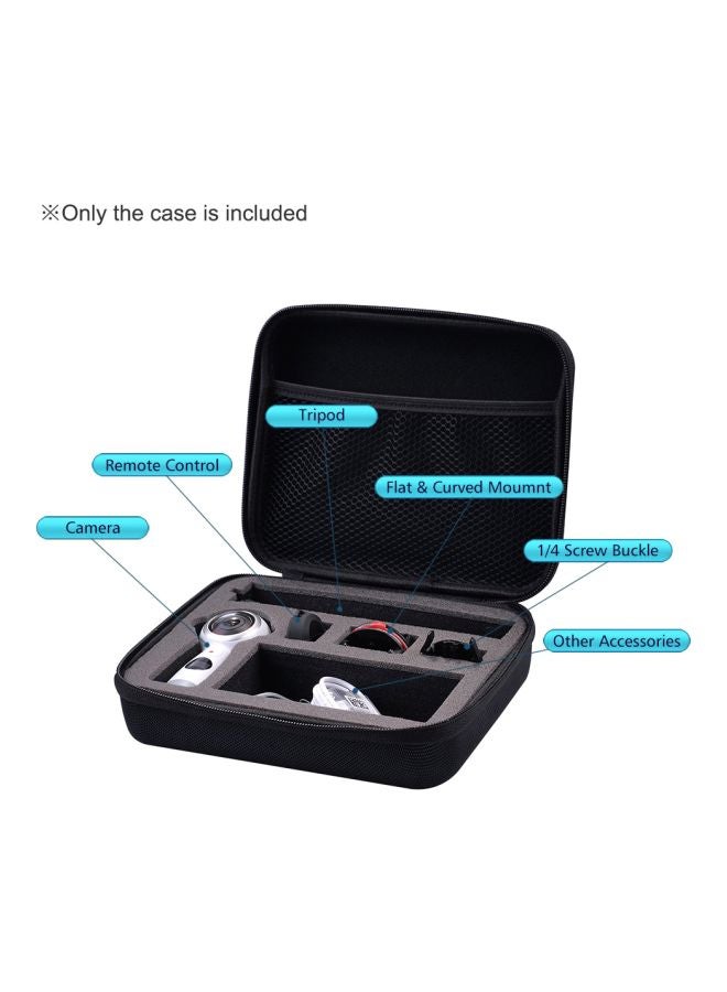 ANDOER Protective Carrying Case For Samsung Gear 360 Camera Black  - Image 4