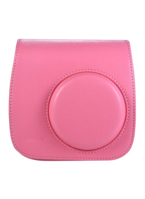 Instant Camera Case Bag With Strap For Fujifilm Instax Mini 9/8/8+/8s Flamingo