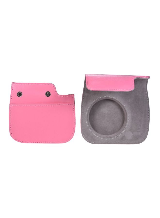 ANDOER Instant Camera Case Bag With Strap For Fujifilm Instax Mini 9/8/8+/8s Flamingo  - Image 5