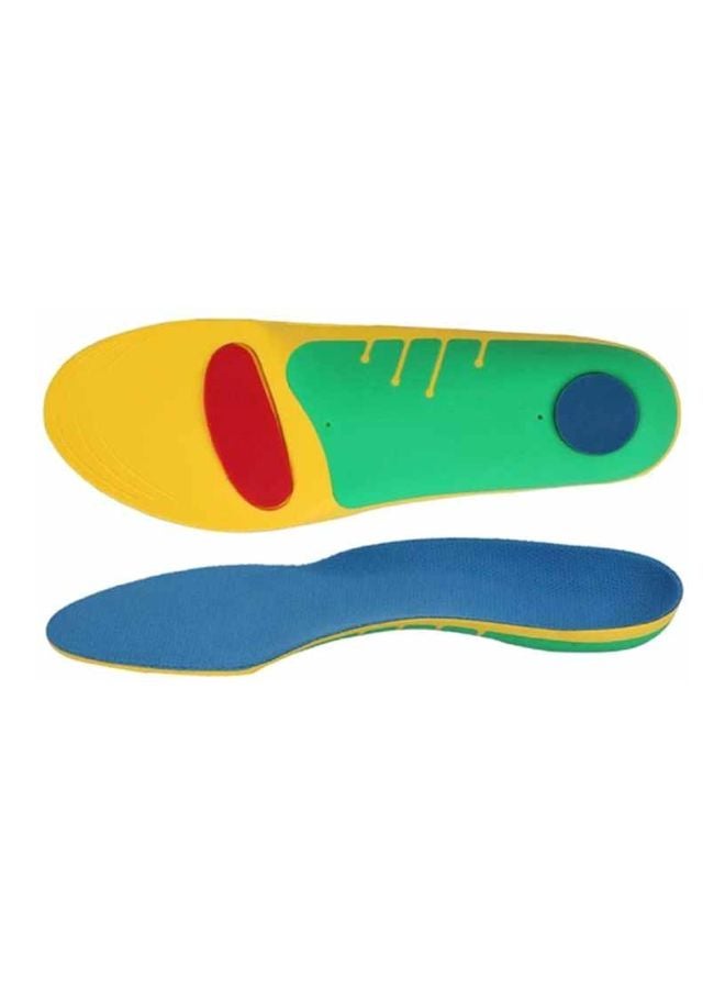 Beauenty Orthotics Insoles Shoe Flat Feet Arch Green/Blue/Yellow - Image 2