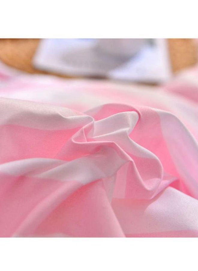 Beauenty 3-Piece Cartoon Printed Bedding Set combination Pink/White/Yellow Pillow Case 48x74 cm, Bed Sheet 160x220 cm, Quilt Cover 150x200cm - Image 4