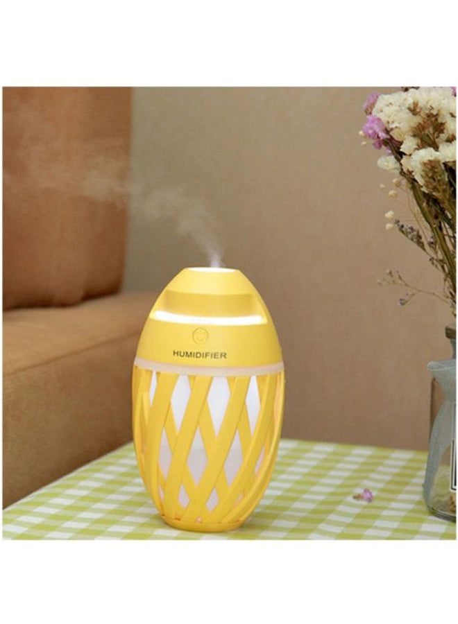 Voberry LED Air Humidifier Yellow/White 9x9x260cm - Image 2