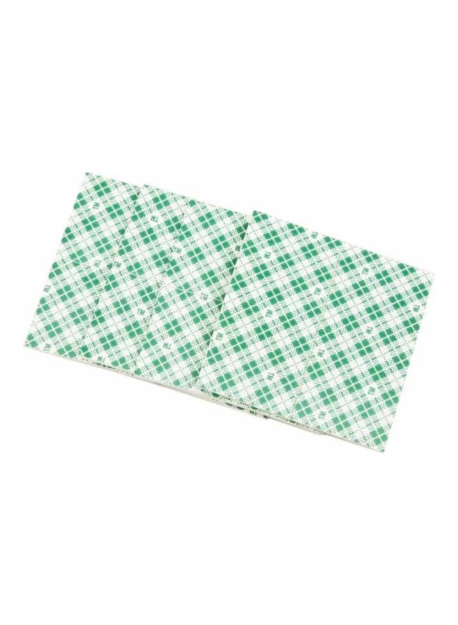 3M 48-Piece Permanent Mounting Squares Green/White  - Image 1