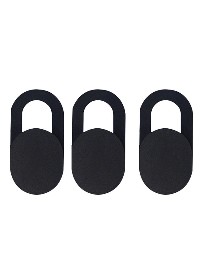 Webcam Cover Shutter Slider Universal Antispy Camera Cover for Web Laptop PC Tablet Mobile Phone Lenses Privacy Sticker Black  - Image 1