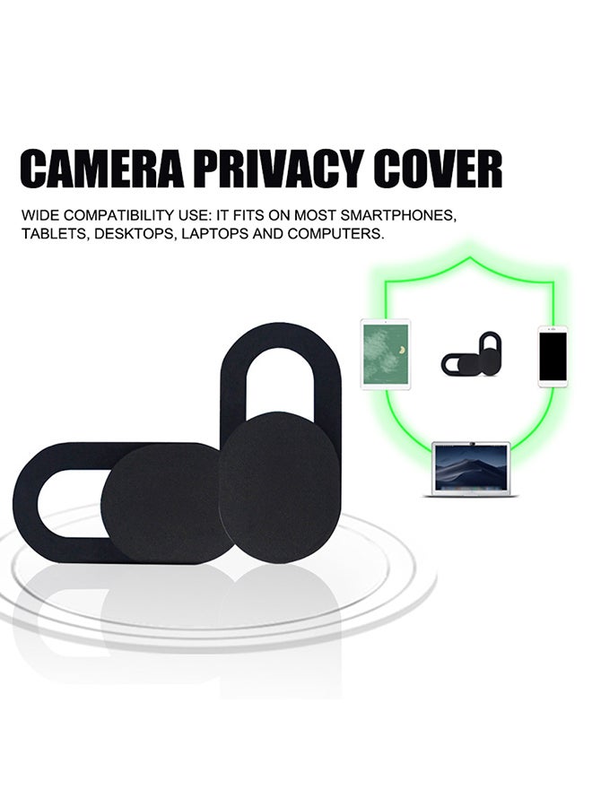 Webcam Cover Shutter Slider Universal Antispy Camera Cover for Web Laptop PC Tablet Mobile Phone Lenses Privacy Sticker Black  - Image 4