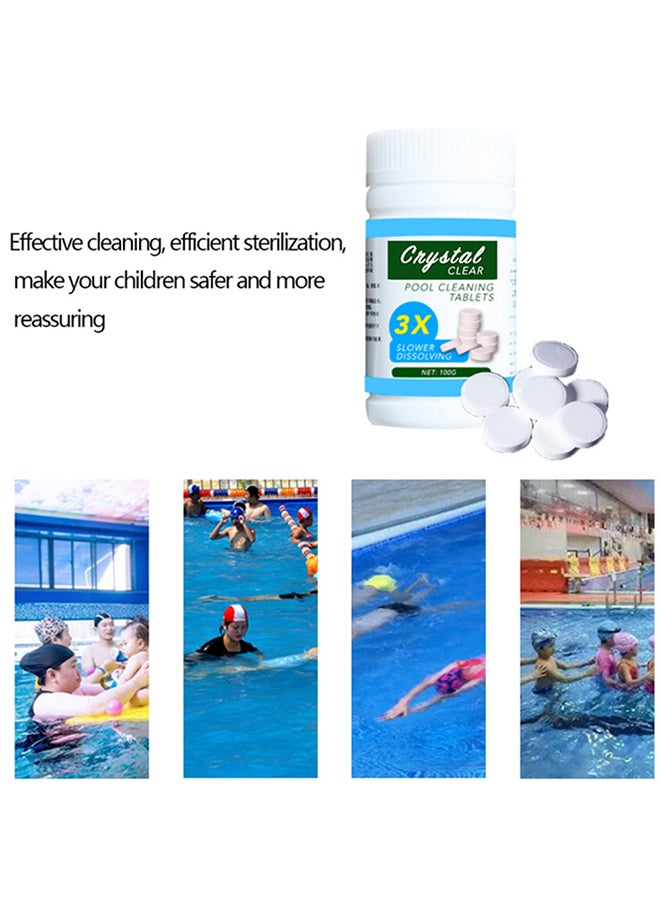 Generic Pool Cleaning Tablet With Floating Pool Dispenser Blue 15x10x15cm  - Image 5