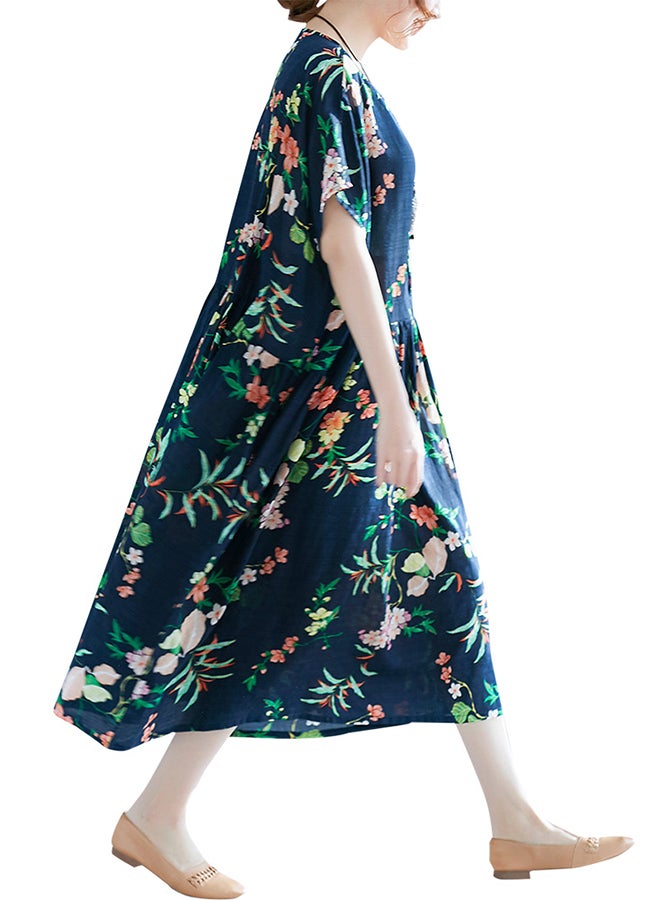 Floral Print Dress Multicolor  - Image 2