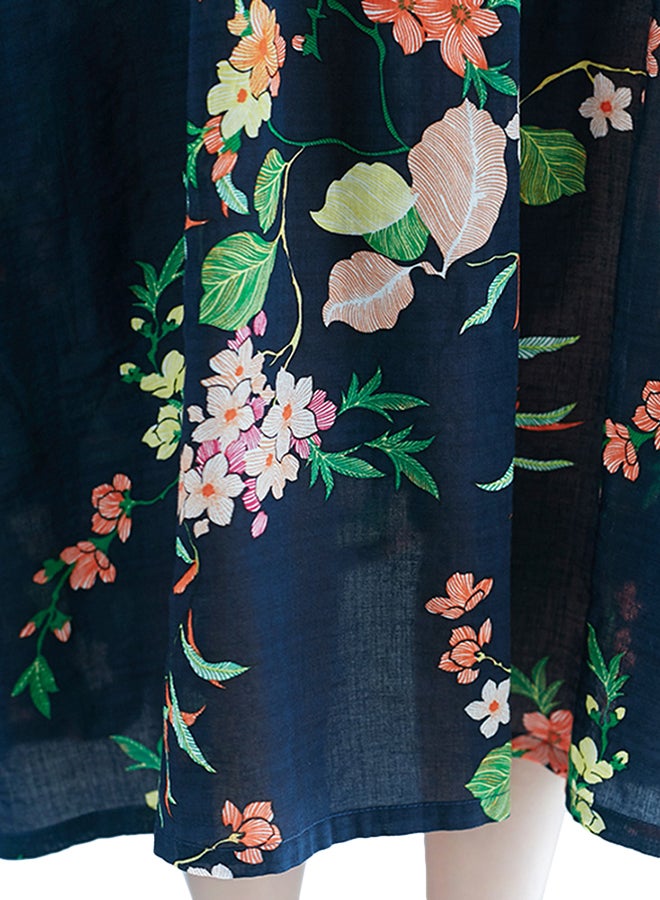 Floral Print Dress Multicolor  - Image 5