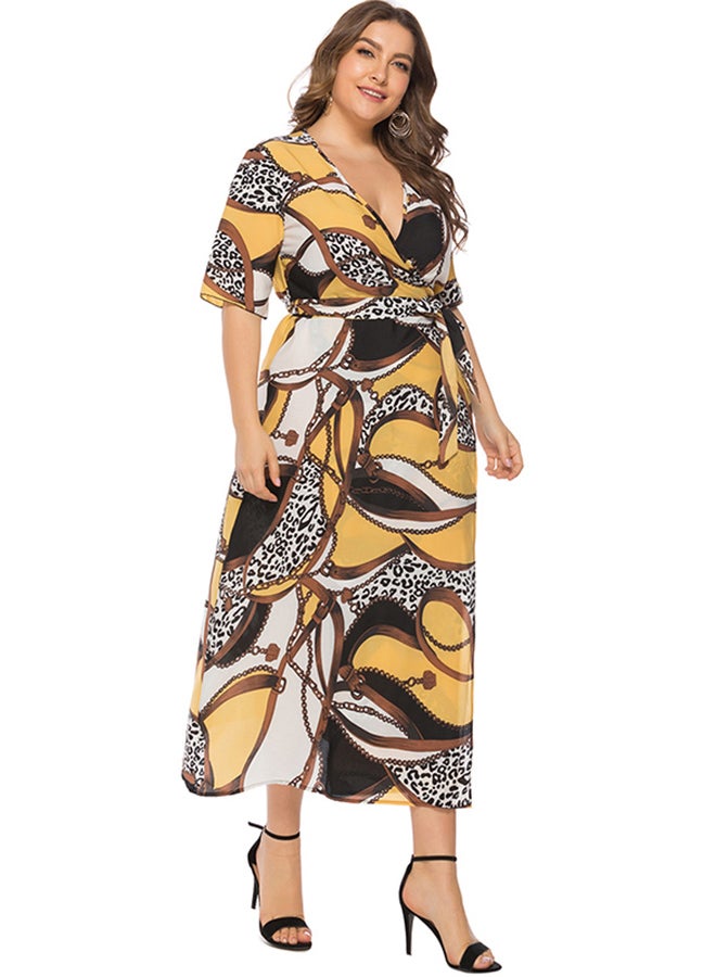 Allover Printed Boho Dress Multicolour  - Image 1