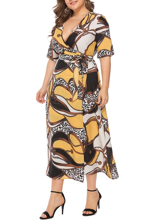 Allover Printed Boho Dress Multicolour  - Image 3