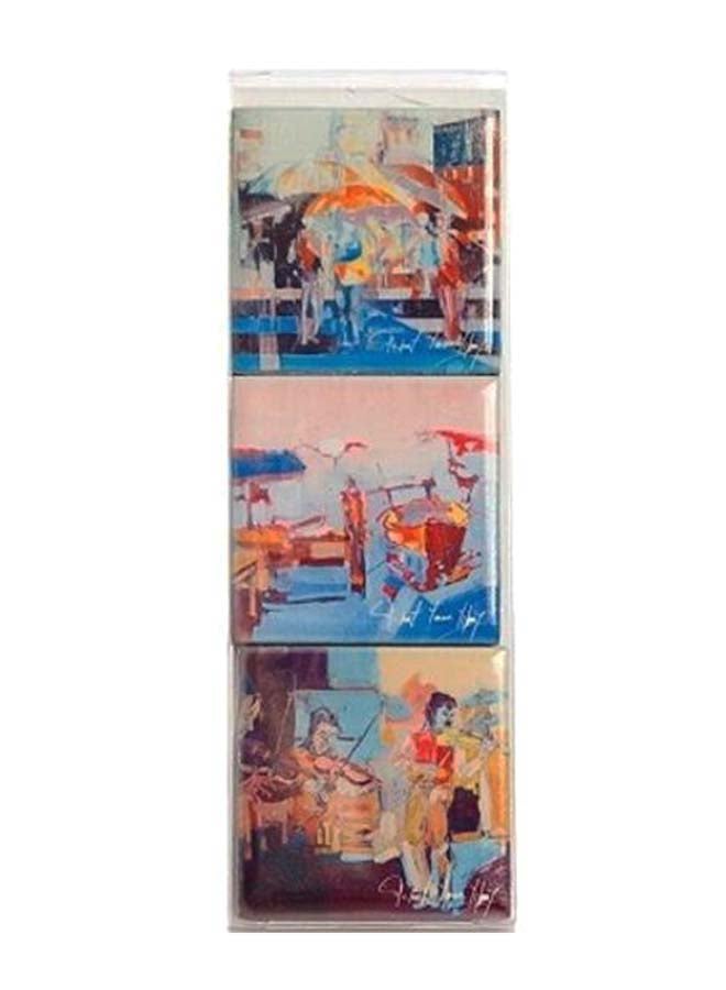 Biggdesign 3-Piece Special Artist Fridge Magnet Set Multicolour 5 x 5cm  - Image 1