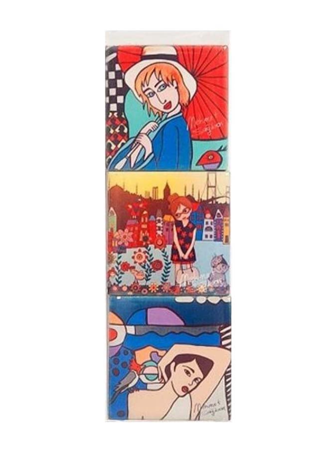 Biggdesign 3-Piece Special Artist Fridge Magnet Set Multicolour 5 x 5cm  - Image 1