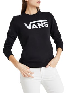 VANS Classic V Sweatshirt Black/White  - Image 1