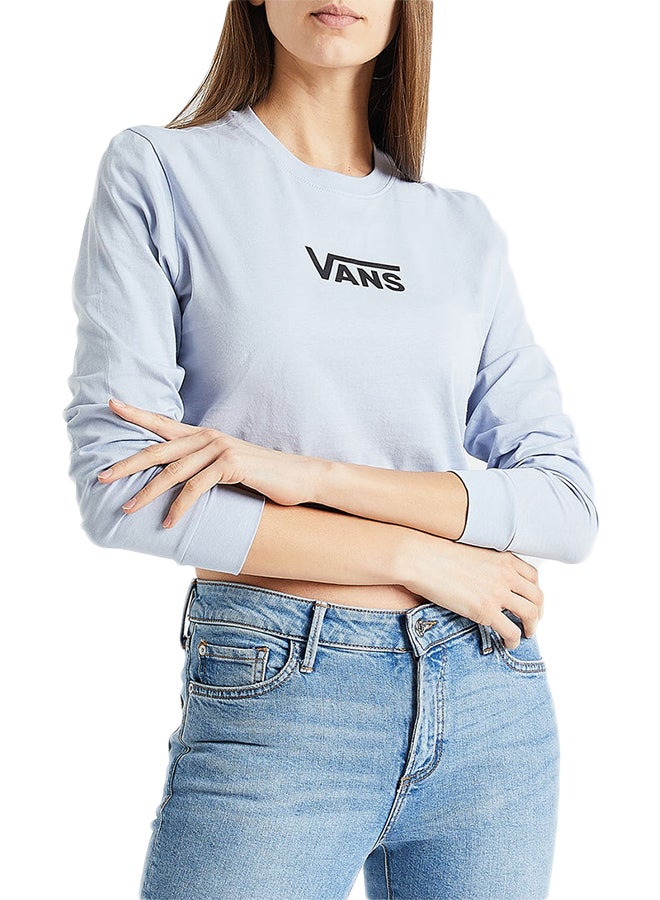 VANS Airborne V Cropped Sweatshirt Blue/Black - Image 1