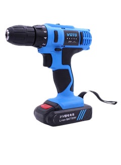 Generic Rechargeable Electric Cordless Drill Machine Blue/Black  - Image 1