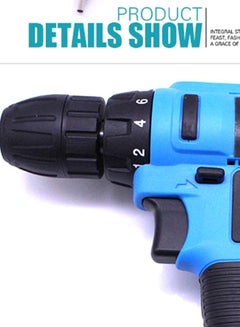 Generic Rechargeable Electric Cordless Drill Machine Blue/Black  - Image 3
