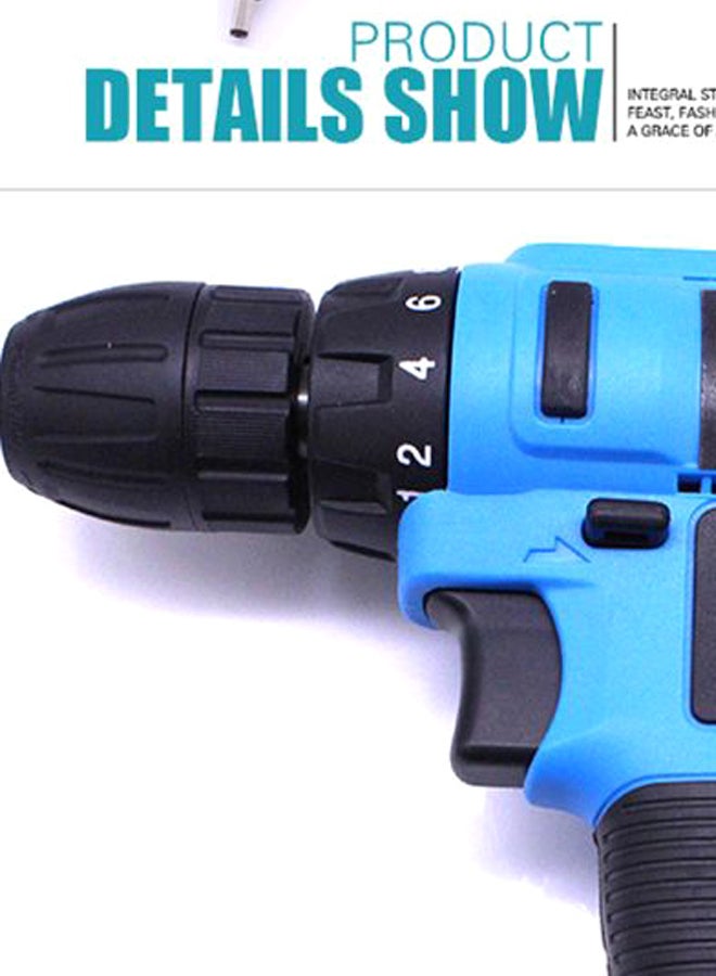 Generic Rechargeable Electric Cordless Drill Machine Blue/Black  - Image 3
