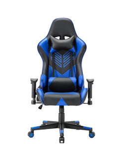 Blitzed Ergonomically Designed Super Comfort Gaming Chair With Headrest Pillow, Lumbar Cushion And Retractable Footrest Blue/Black 83x65x32cm  - Image 1