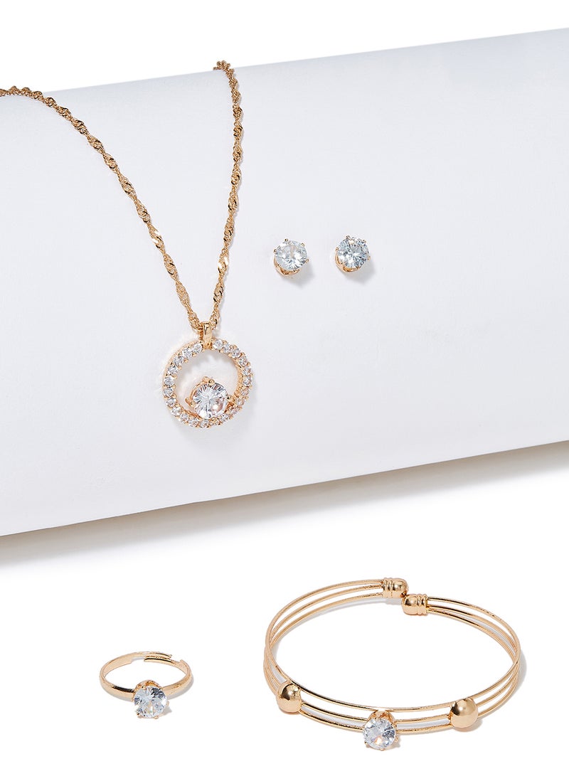 Rosh - 4-Piece Exquisite Design Jewellery Set - Image 1