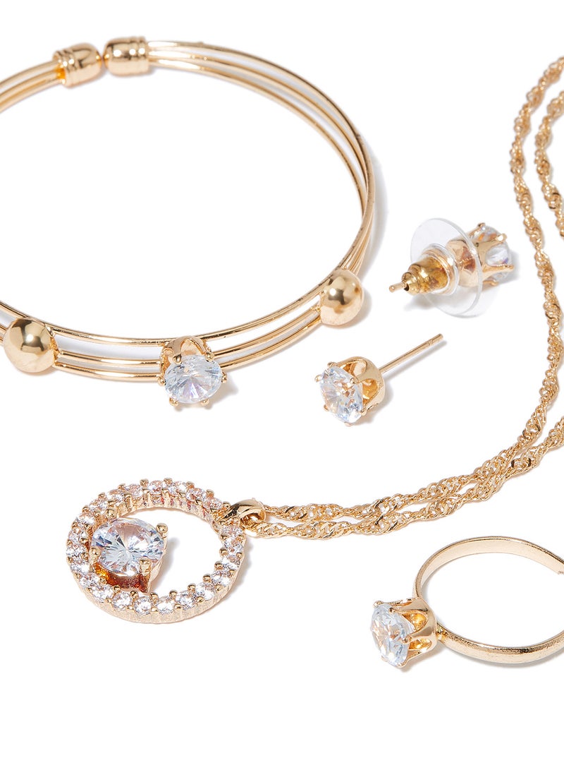 Rosh - 4-Piece Exquisite Design Jewellery Set - Image 1