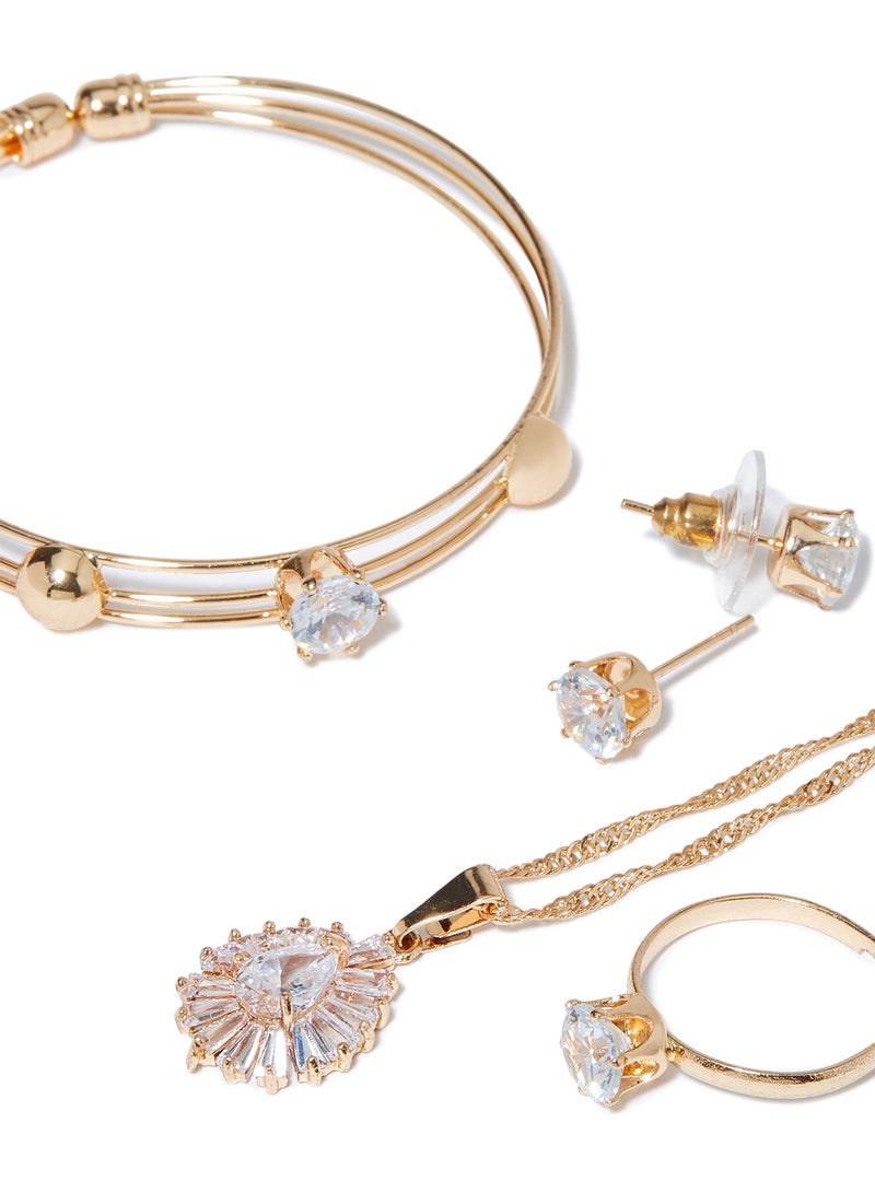 Rosh - 4-Piece Exquisite Design Jewellery Set - Image 1