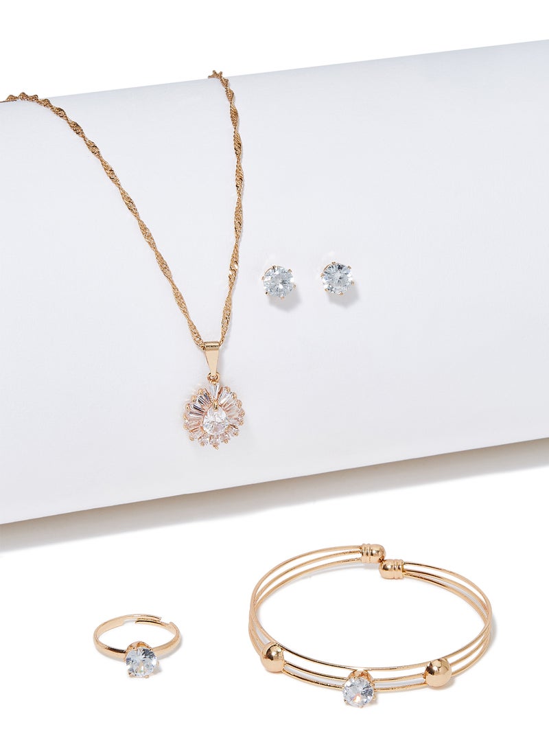 Rosh - 4-Piece Exquisite Design Jewellery Set - Image 1