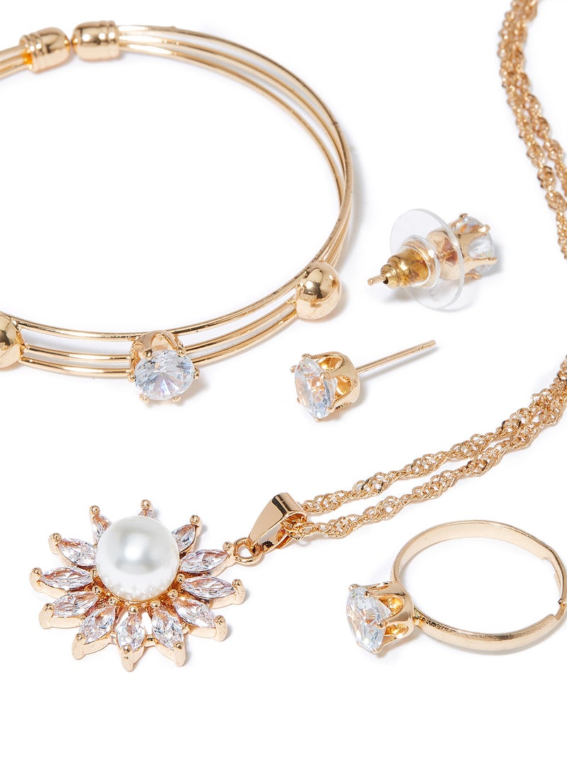 Rosh - 4-Piece Exquisite Design Jewellery Set - Image 1