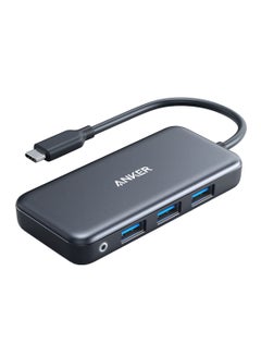 Premium 5-In-1 USB C Hub Grey