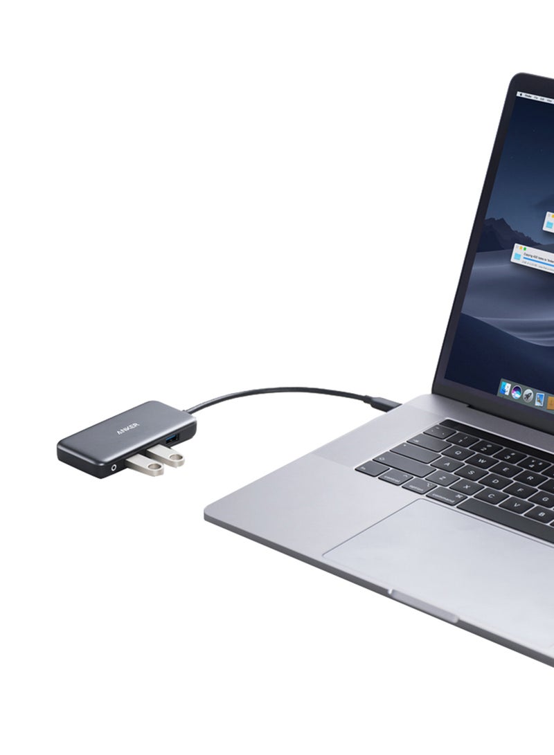 Anker - Premium 5-In-1 USB C Hub Grey - Image 1