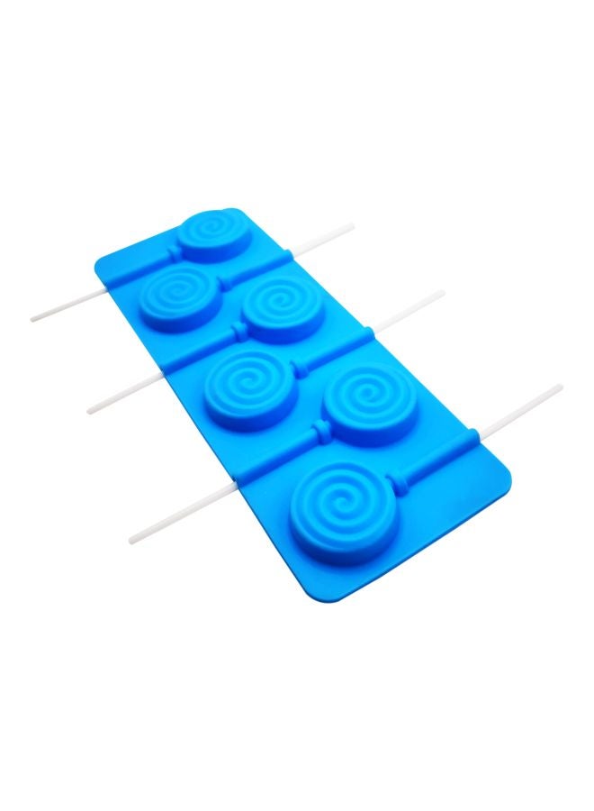 asmat Fondant Lollipop Mould With Reusable Stick Blue 25x9.5cm  - Image 2
