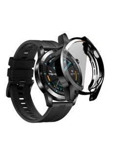 VINSOC Protective AntiScratch TPU Case Cover for Huawei GT2 46mm Smartwatch Black/Clear  - Image 4