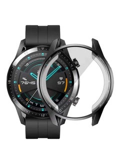 VINSOC Protective AntiScratch TPU Case Cover for Huawei GT2 46mm Smartwatch Black/Clear  - Image 3