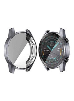 VINSOC Protective Anti-Scratch TPU Case Cover For Huawei GT2 Smartwatch Silver/Clear  - Image 2