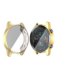 VINSOC Protective Anti-Scratch TPU Case For Huawei GT2 Smartwatch Gold/Clear  - Image 2