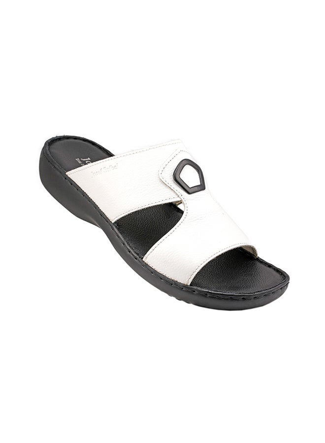 Josef Seibel Textured Arabic Sandals White - Image 2