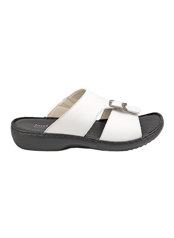 Textured Arabic Sandals White - v1596454392/N39170640V_1