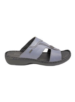 Logo Detail Arabic Sandals Dark Blue