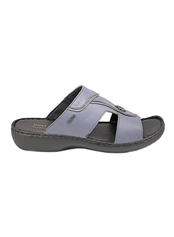 Josef Seibel - Logo Detail Arabic Sandals Dark Blue - Image 1