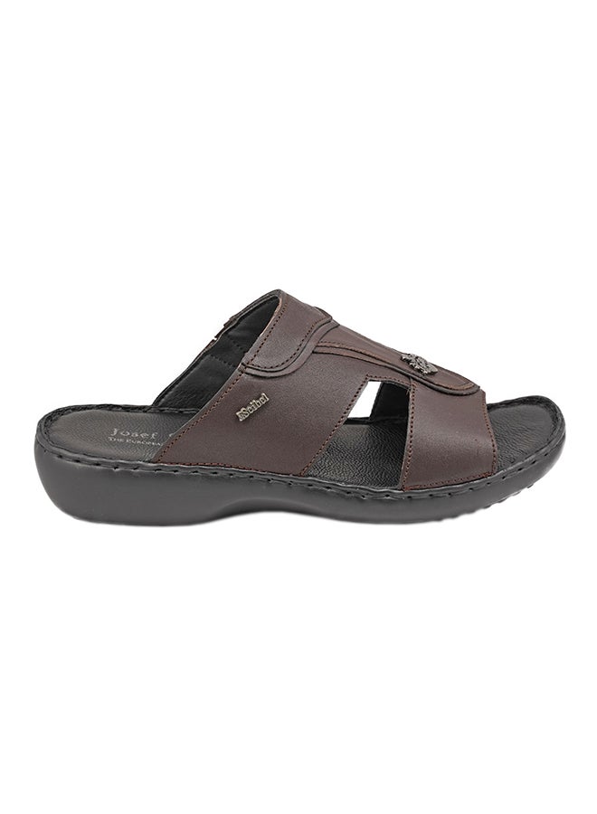 Josef Seibel - Logo Detail Arabic Sandals Brown - Image 1