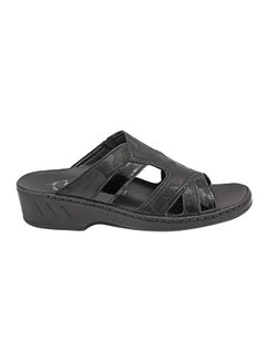 Camo Print Sandals Black