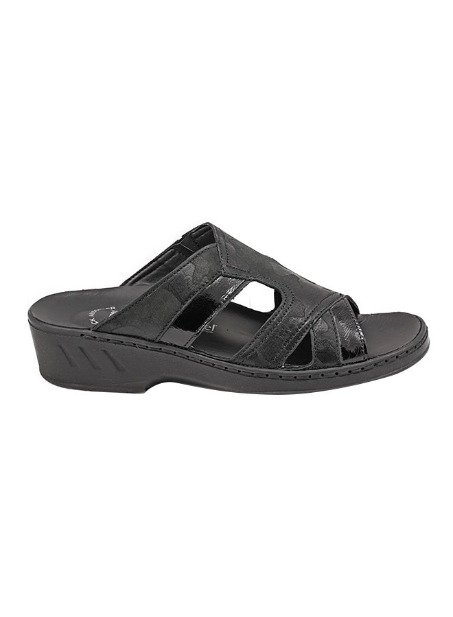 Josef Seibel - Camo Print Sandals Black - Image 1